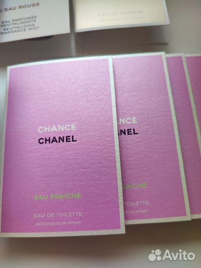 Chanel cэмплы парфюмерии оригинал