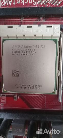Процессоры AMD 64х2 5200+ Мат.Платы MSI K9N