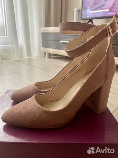 Туфли замшевые