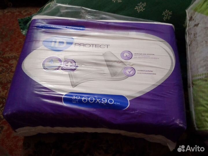 Пеленки одноразовые 60х90 см