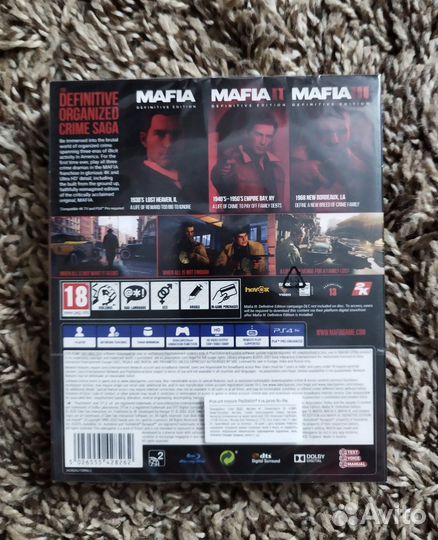 Mafia Trilogy для PS4/PS5 (новый)