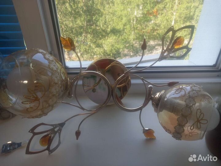 Люстра потолочная бу