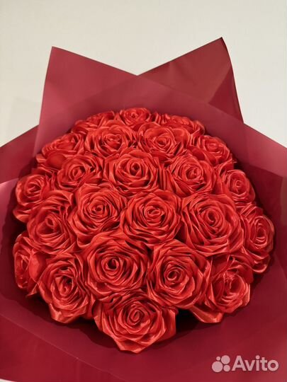 Букет из ленточных роз