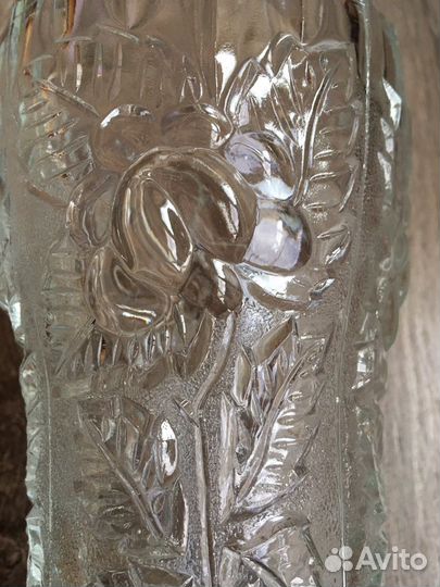 Ваза хрустальная