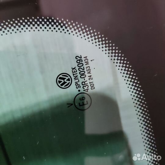 Стекла боковые.AS2,AS3 Фольксваген Т5 Мультиван