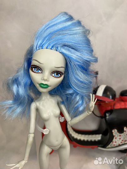 Кукла Монстер хай Гулия и скутер разбор