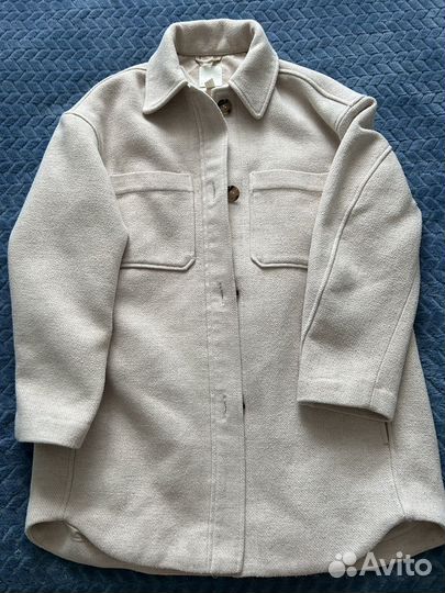 Пальто рубашка hm