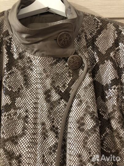 Куртка, натуральная кожа с лазерной обработкой