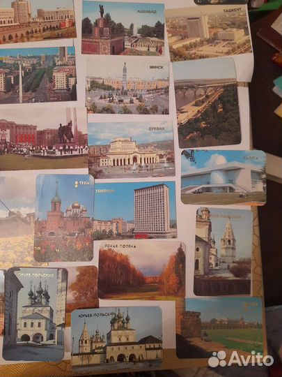 Календарики СССР 