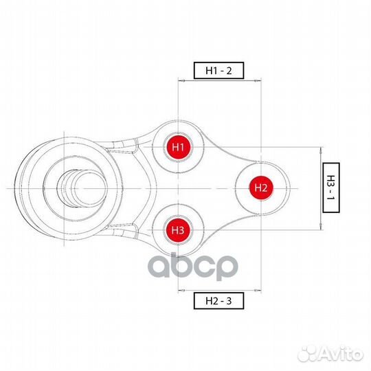 Опора шаровая верхн mitsubishi L 200 IV (K 4T) 07