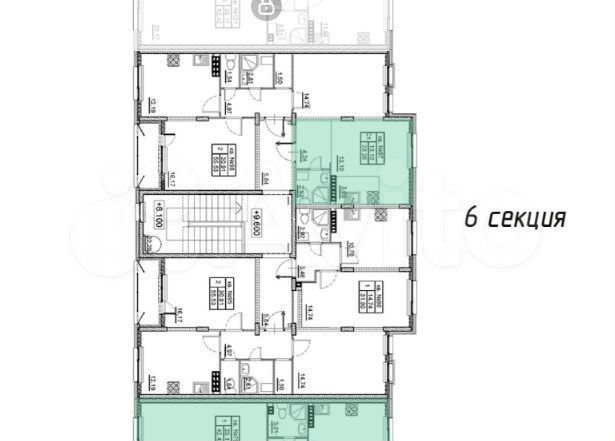 1-к. квартира, 23,3 м², 4/4 эт.