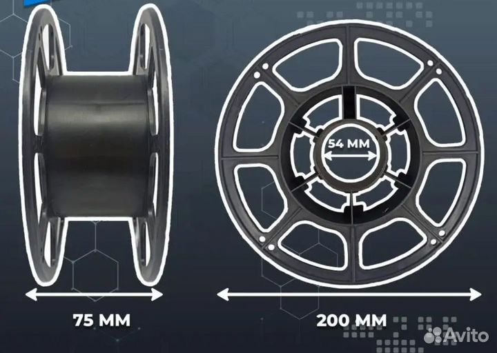 Катушки от пластика