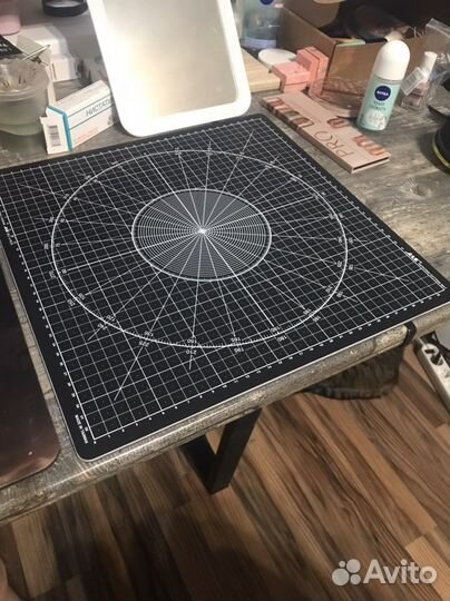 Поворотный коврик для резки jas