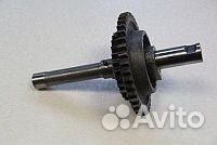 Вал Урал кикстартера в сборе с блок шестерней (имз