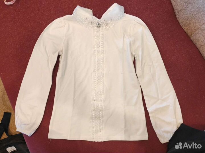 Блузка белая для девочек