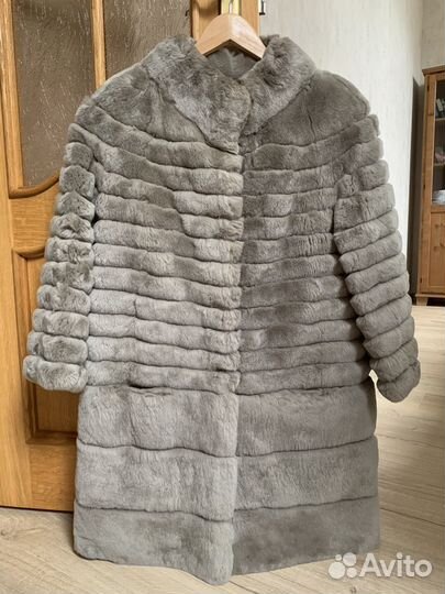 Шуба из кролика снежная королева