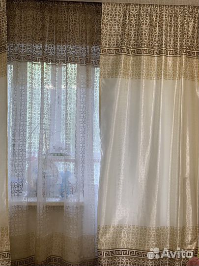 Шторы тюль комплект