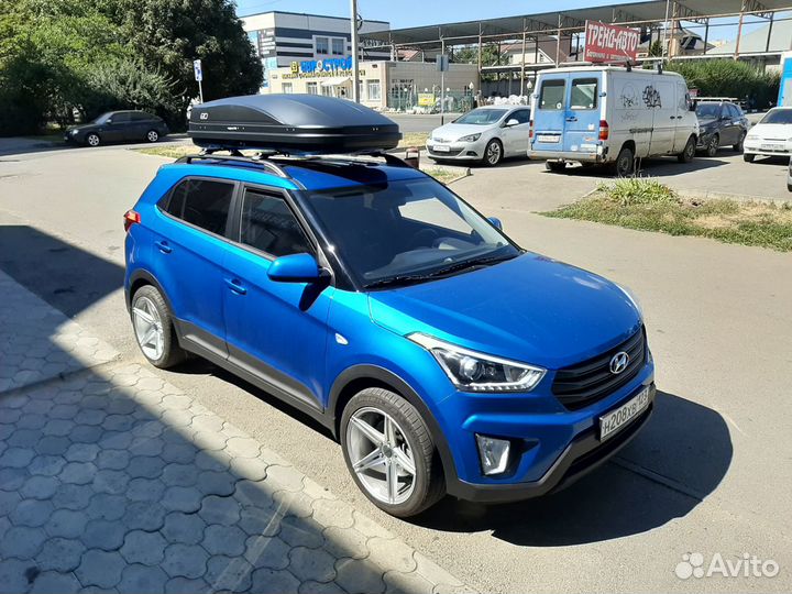 Автобокс на крышу Hyundai Creta, 390 литров
