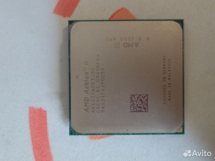 Процессор amd Athlon x3 425