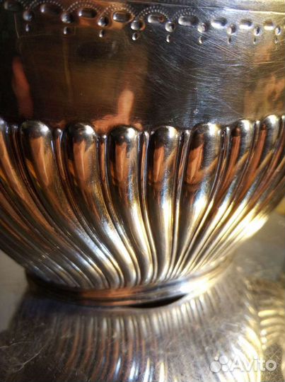 Бульотка/чайник на подогреве Англия антик