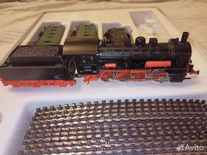 Железная дорога,набор Piko ГДР c паровозом BR55 H0