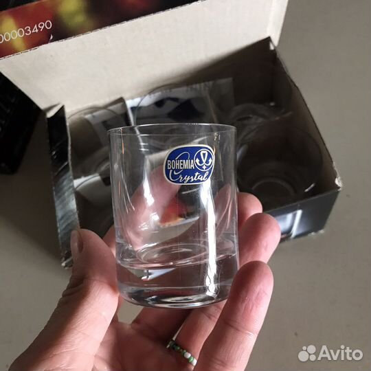 Бокалы bohemia для виски и стопки