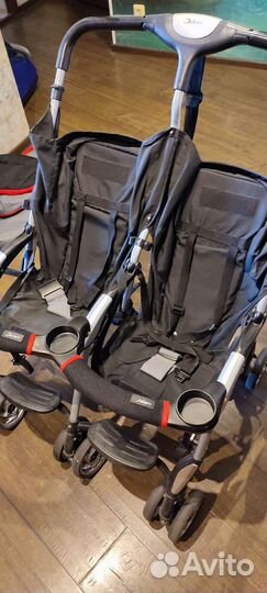 Прогулочная коляска для двойни jetem