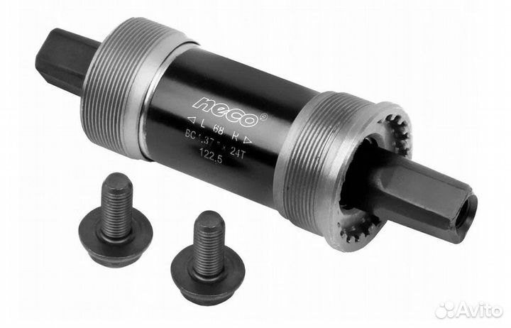 Каретка 68/122.5 мм, В-910, черный, со стальными