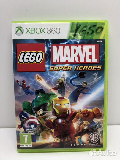 Диск Lego Marvel super heroes для Xbox 360