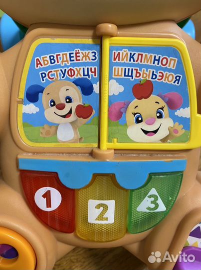 Fisher price ходунки каталка Учёный щенок