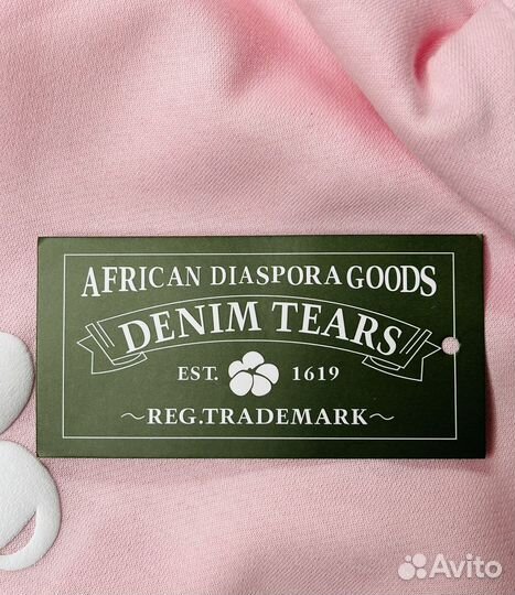 Худи Denim tears розовая