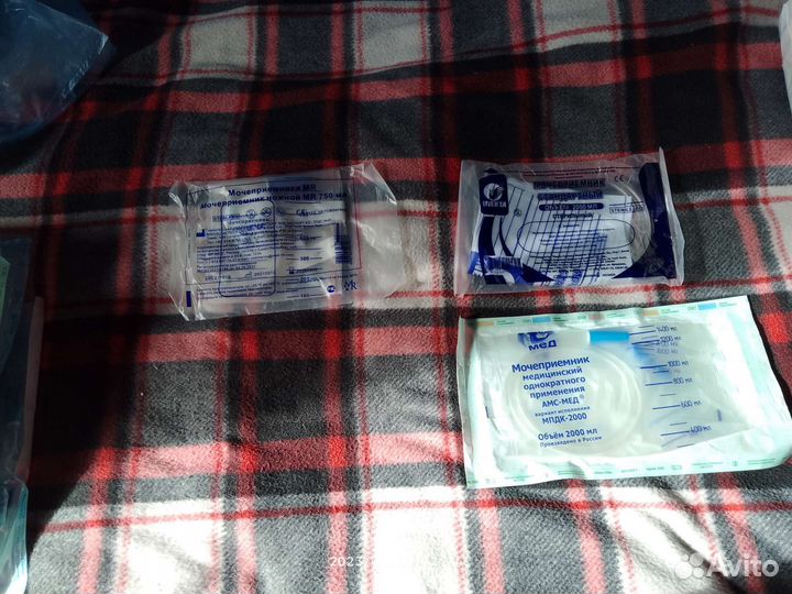 Мочеприемник ножной 750мл и стандартный 2000мл