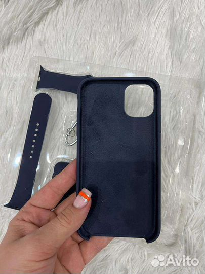 Набор 3 в 1 чехол ремешок на iPhone