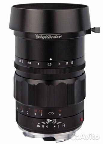 Voigtlander 75mm F1.8 Heliar Classic Leica M +Sony