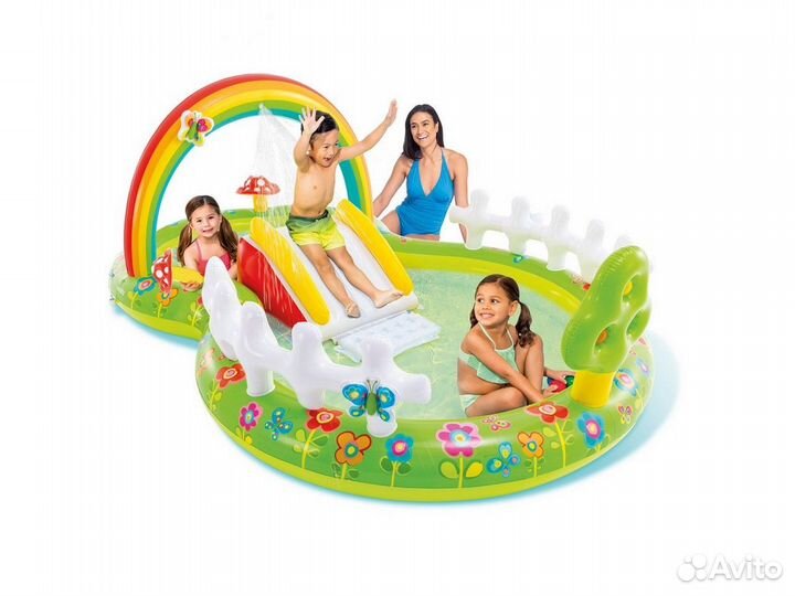 Игровой центр-бассейн 57154 Садик, с горкой