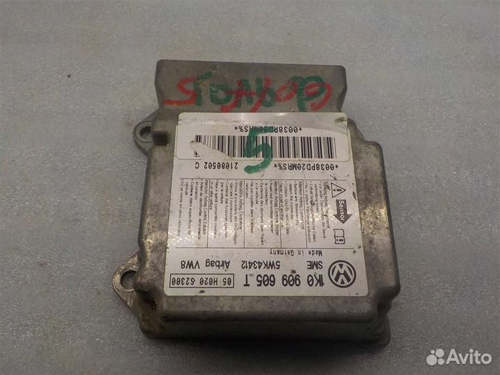 Блок управления AIR BAG Volkswagen Golf V (1K) 20