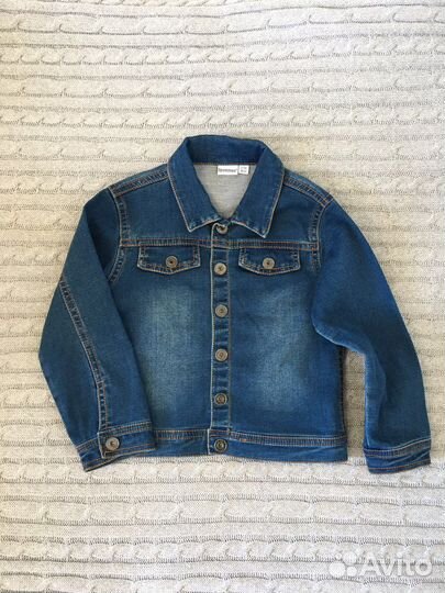 Джинсовая рубашка 98