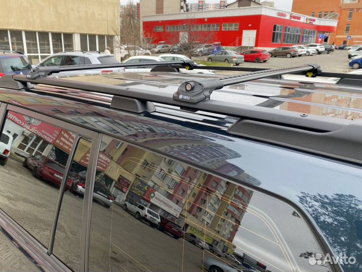 Багажник на рейлинги Turtle Air 1 (черный)