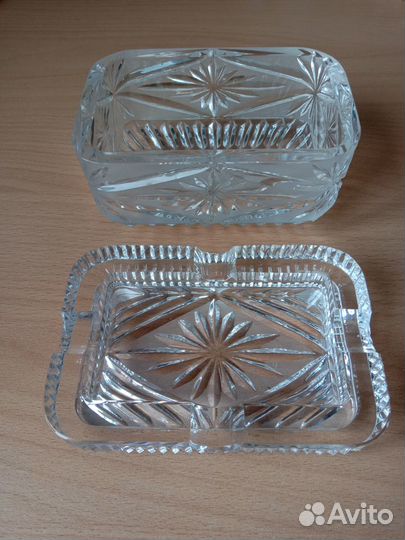 Хрустальные пепельницы, Хрустальная шкатулка СССР