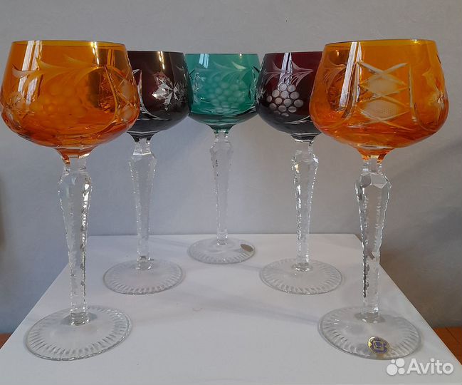 Фужеры хрустальные гдр