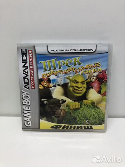 Картридж Шрэк Сокрушительные гонки для GBA