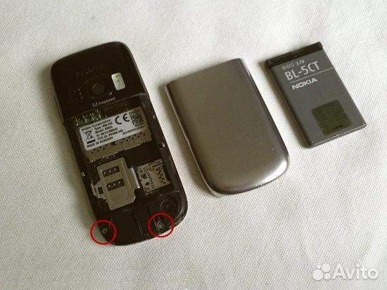 Батарея Аккумуляторная Nokia BL-5CT- 1050 mAh