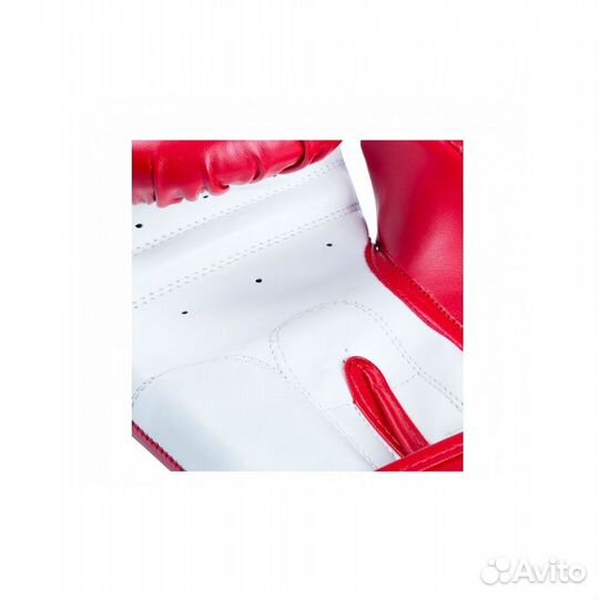 Боксерские перчатки Clinch Fight 8унц красно-белые