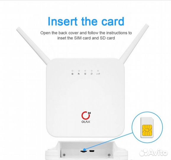 Wi-Fi роутер olax AX6PRO с 3G/4G модемом