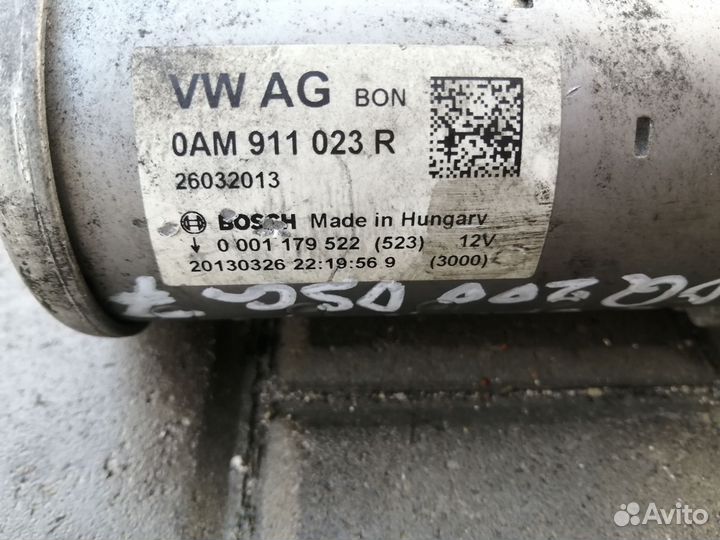 Стартер Пассат Б7 Гольф 7 1.4 TSI 0AM9111023R