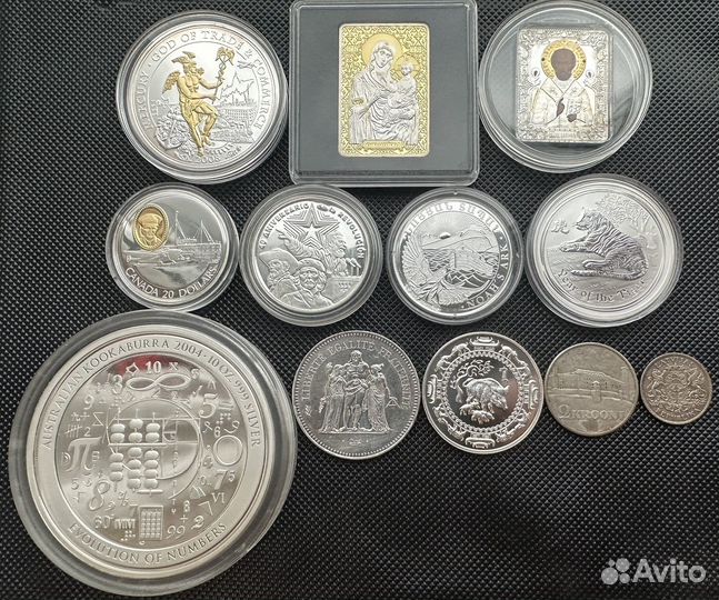 Иностранные серебряные монеты