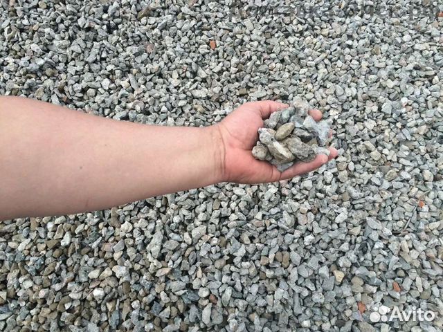 Бой бетона дробленый
