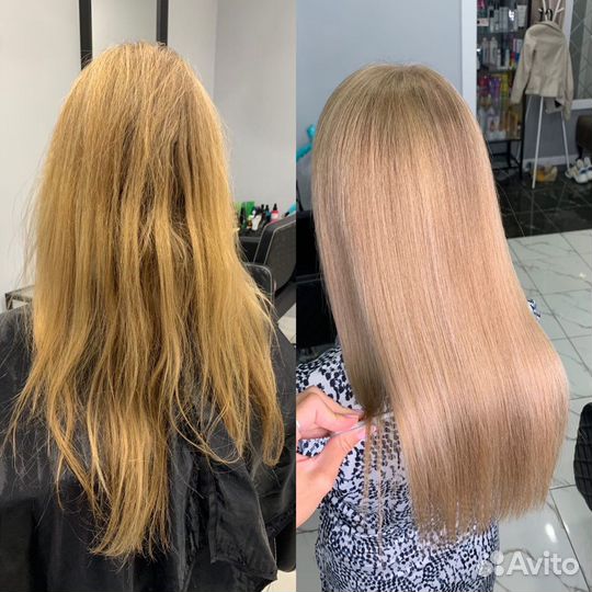 Кератиновое выпрямление, ботокс, стрижки