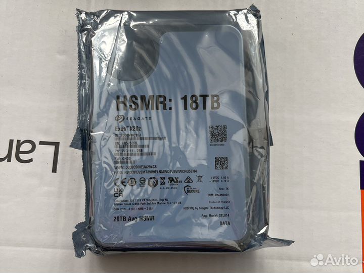 Жесткий диск Seagate exos 18 Tb