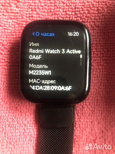 Смарт часы redmi watch 3 active